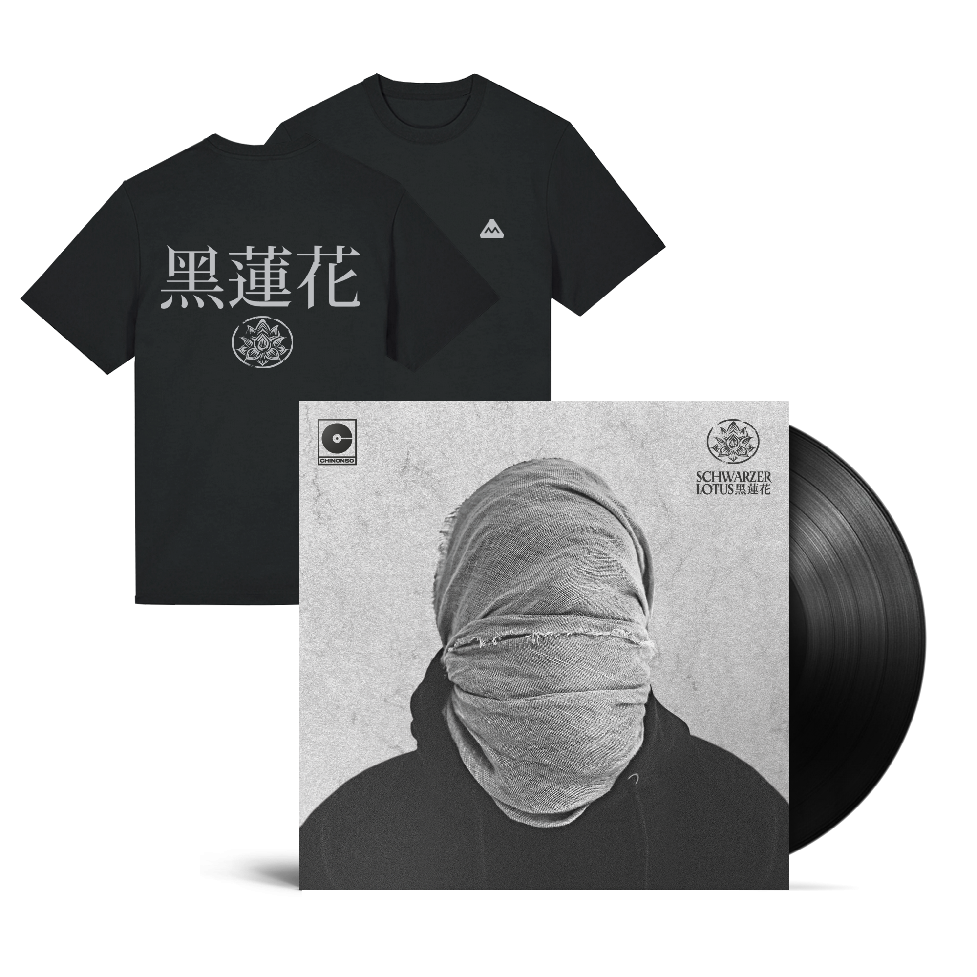 Megaloh Schwarzer Lotus LP + T-SHIRT 414458