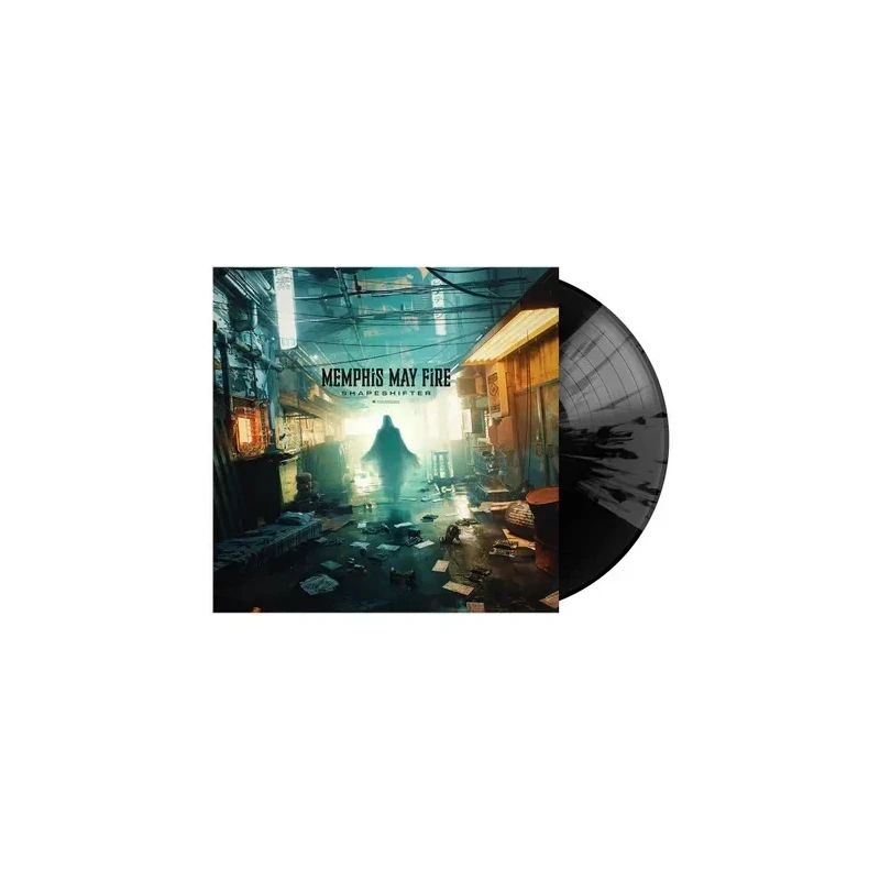 Memphis May Fire Shapeshifter Black & Grey Quad w/ Black Splatter Vinyl LP 442331