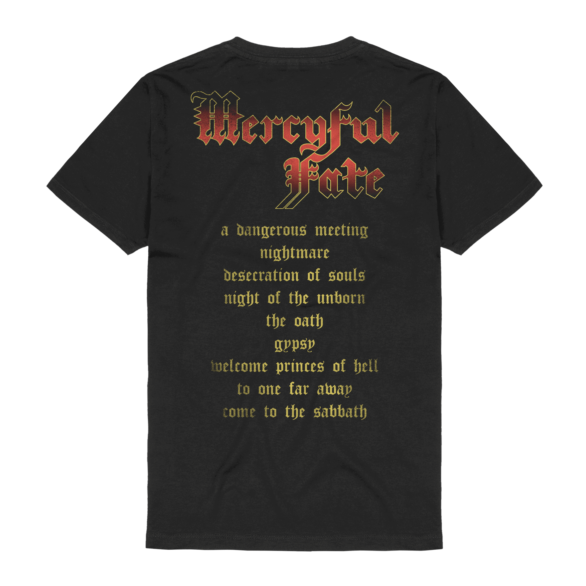 Mercyful Fate Don't Break The Oath Tracklist T-Shirt 32160