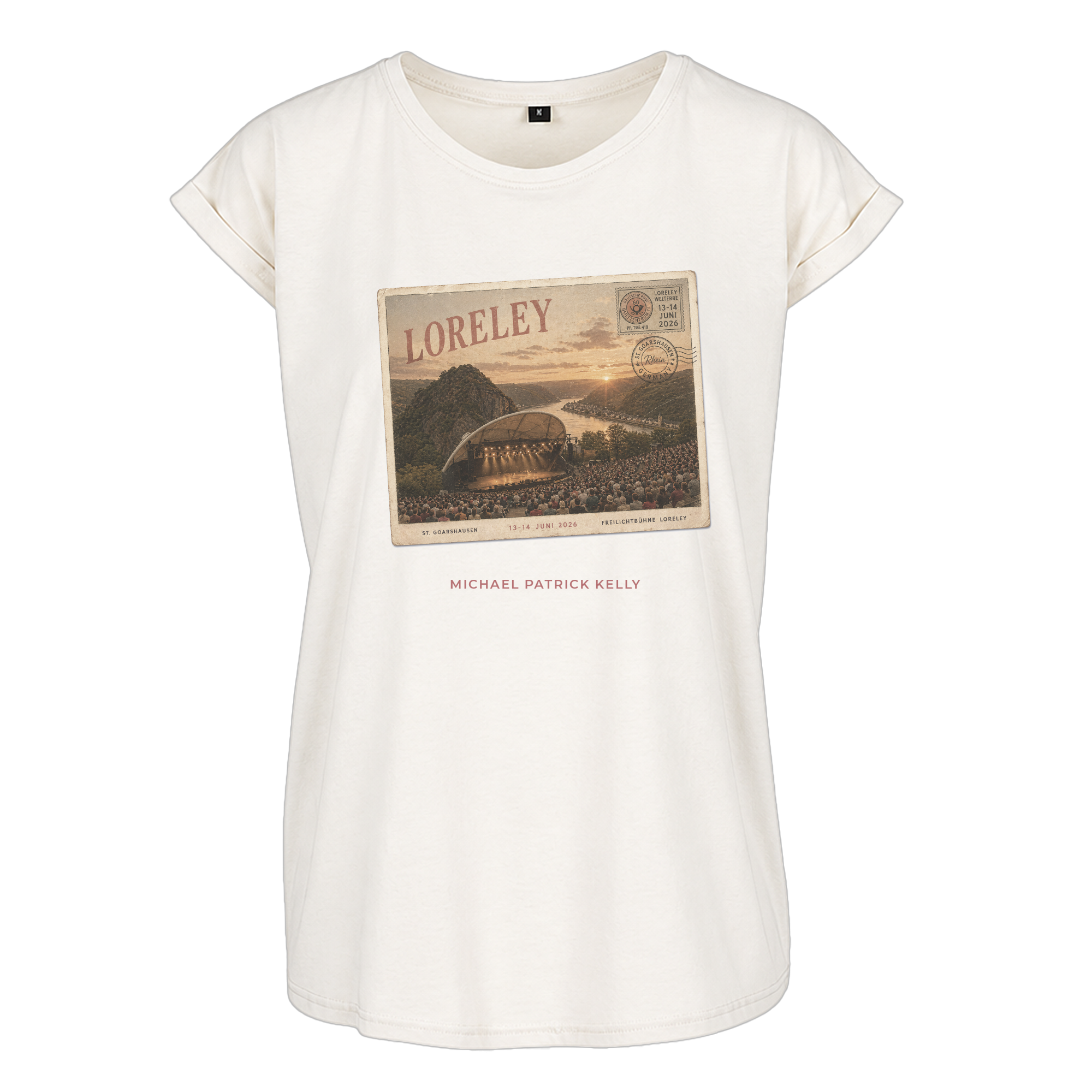 Michael Patrick Kelly Postcard T-Shirt 446468