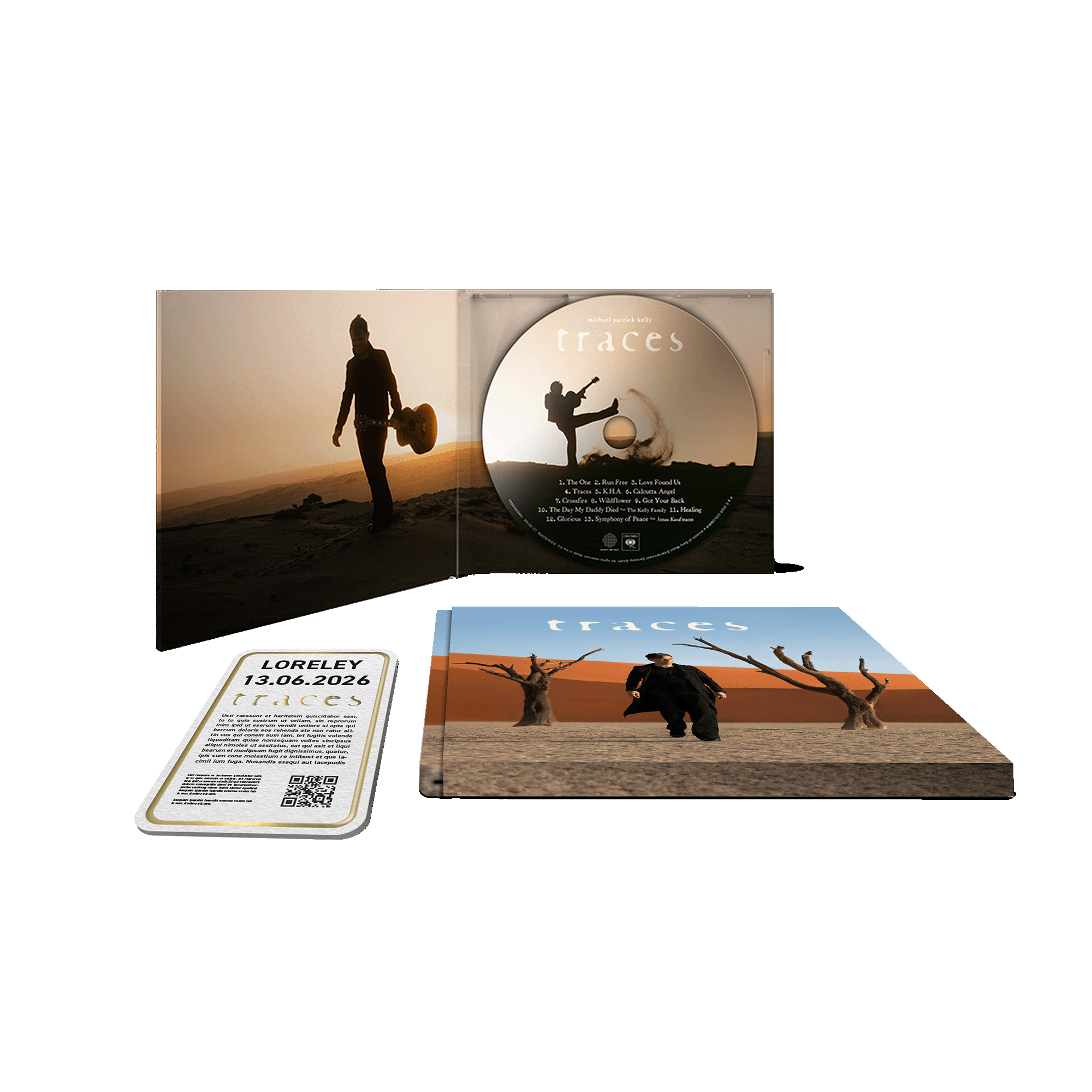 Michael Patrick Kelly traces CD Album & Loreley Ticket Bundle 425658