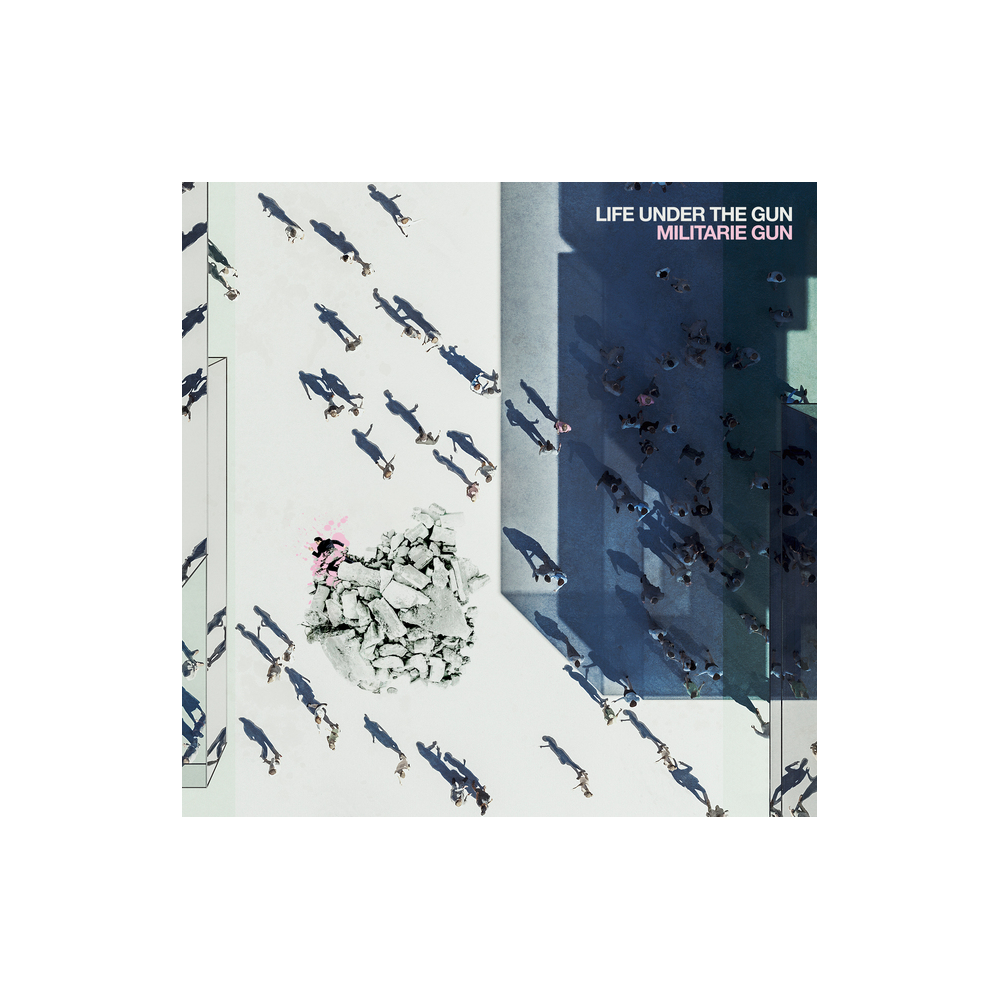 Militarie Gun Life Under The Gun LP - Transparent Curacao Vinyl 332161