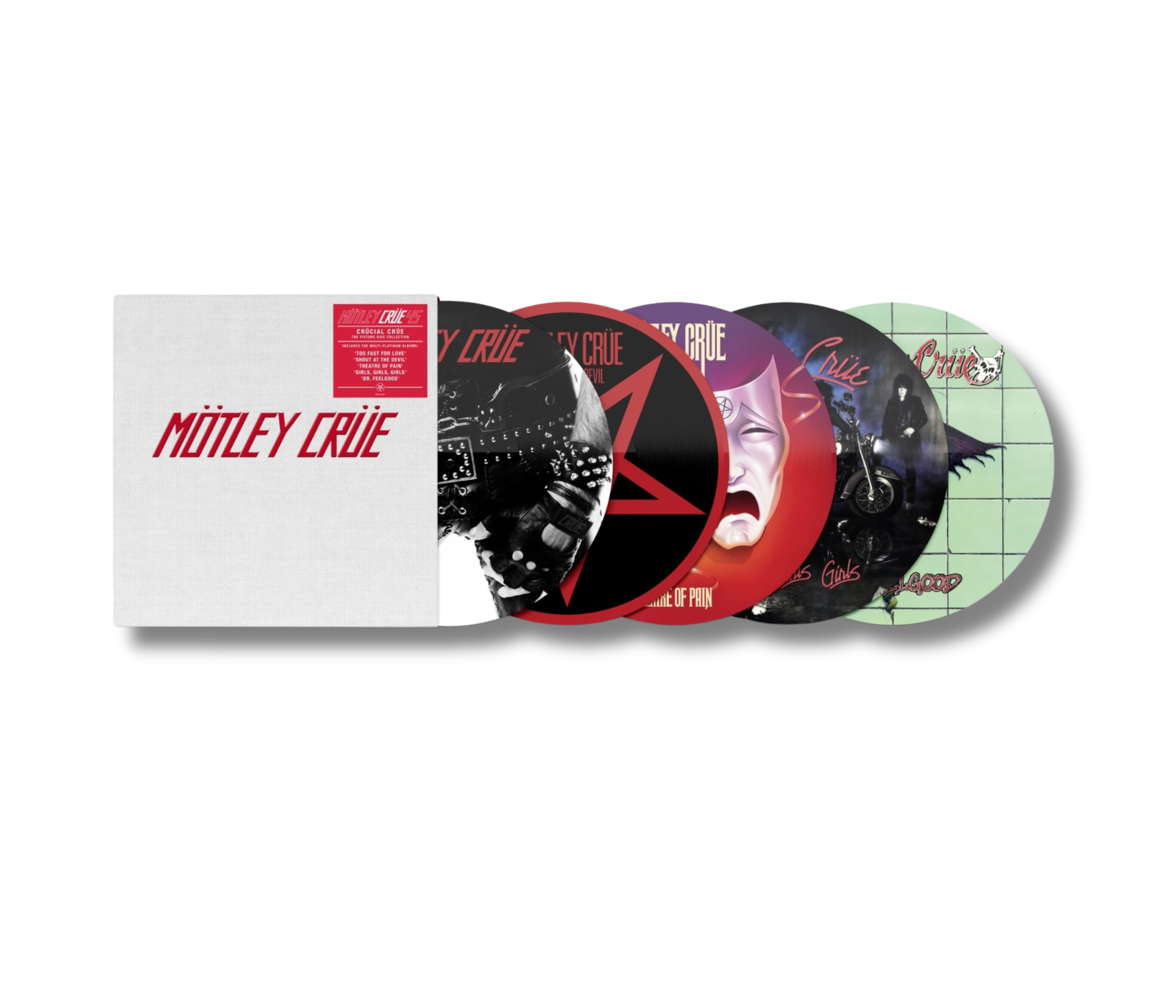 Mötley Crüe Crücial Crüe (45th Anniversary) 5CD Box Set 446057