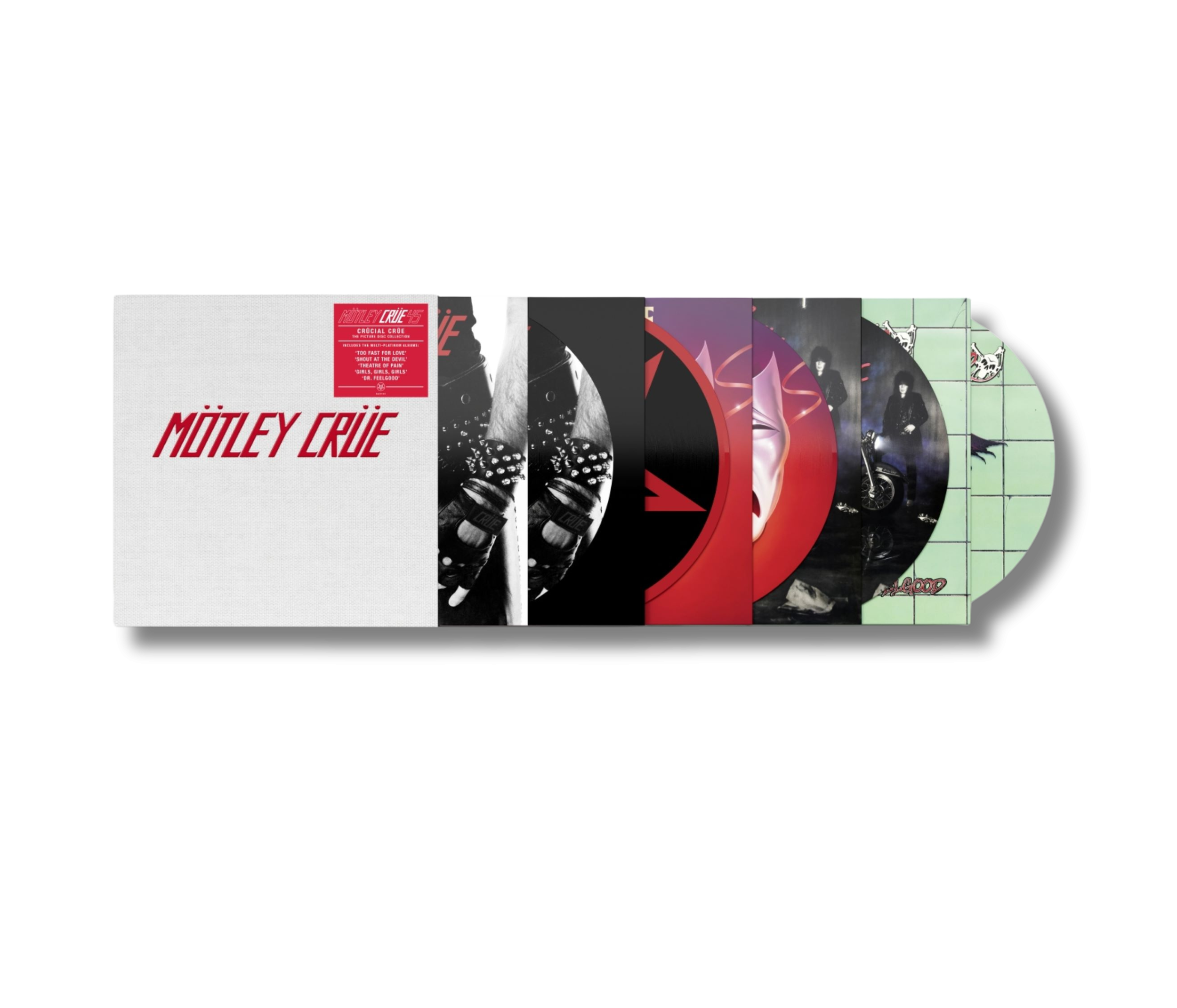 Mötley Crüe Crücial Crüe (45th Anniversary)  5LP Picture Disc Box Set 446055