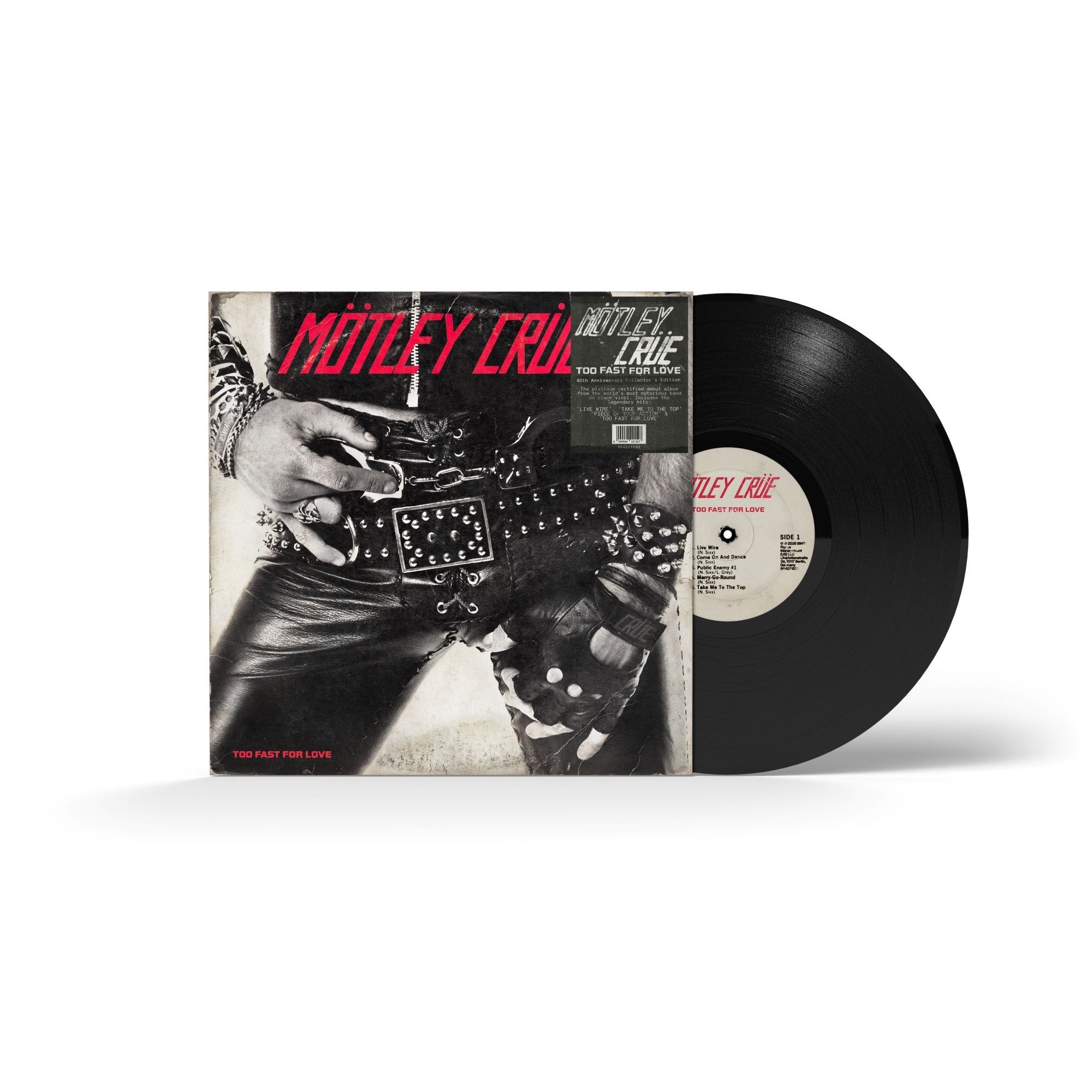Mötley Crüe Too Fast For Love (45th Anniversary Collection) Remaster LP 458915