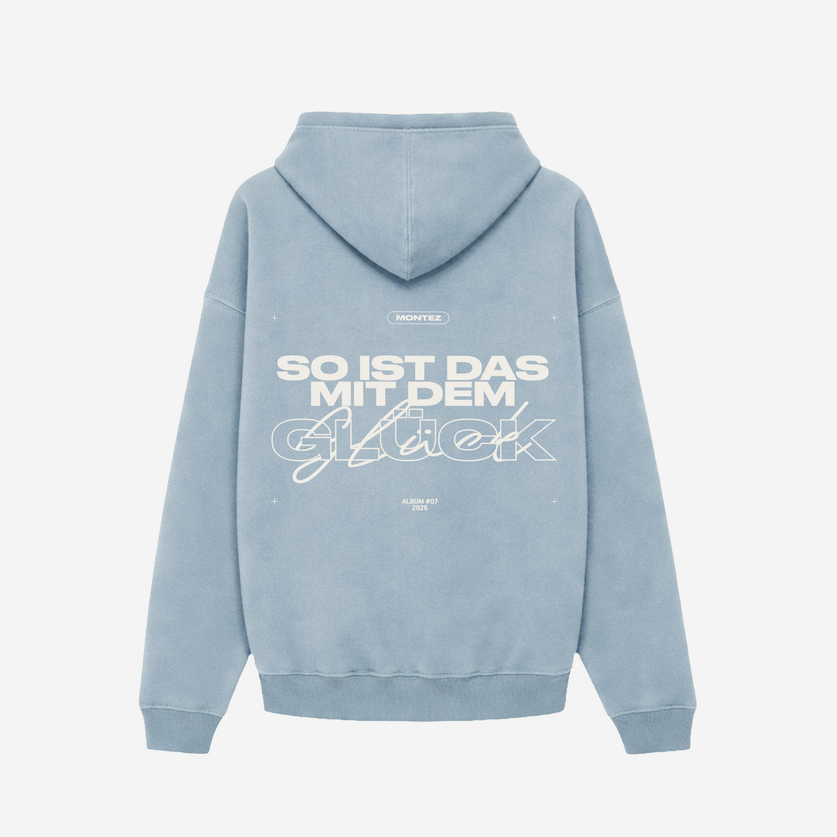 Montez So ist das mit dem Glück CD + HOODIE "GLÜCK" WASHED LIGHTBLUE 446722