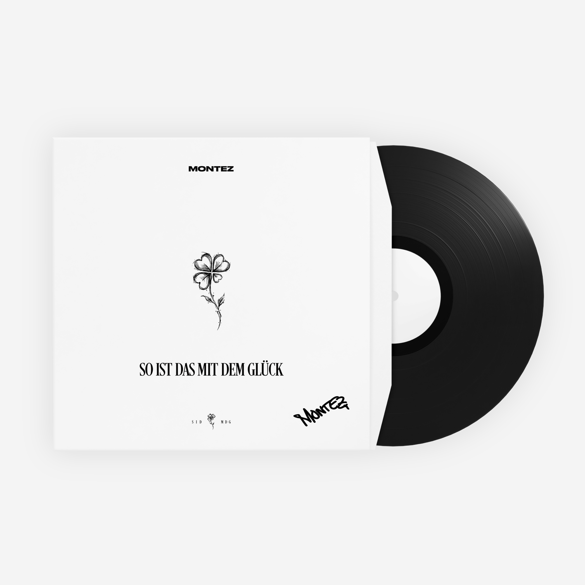 Montez So ist das mit dem Glück WHITELABEL VINYL | VON MONTEZ GESTEMPELT UND UNTERSCHRIEBEN 446612