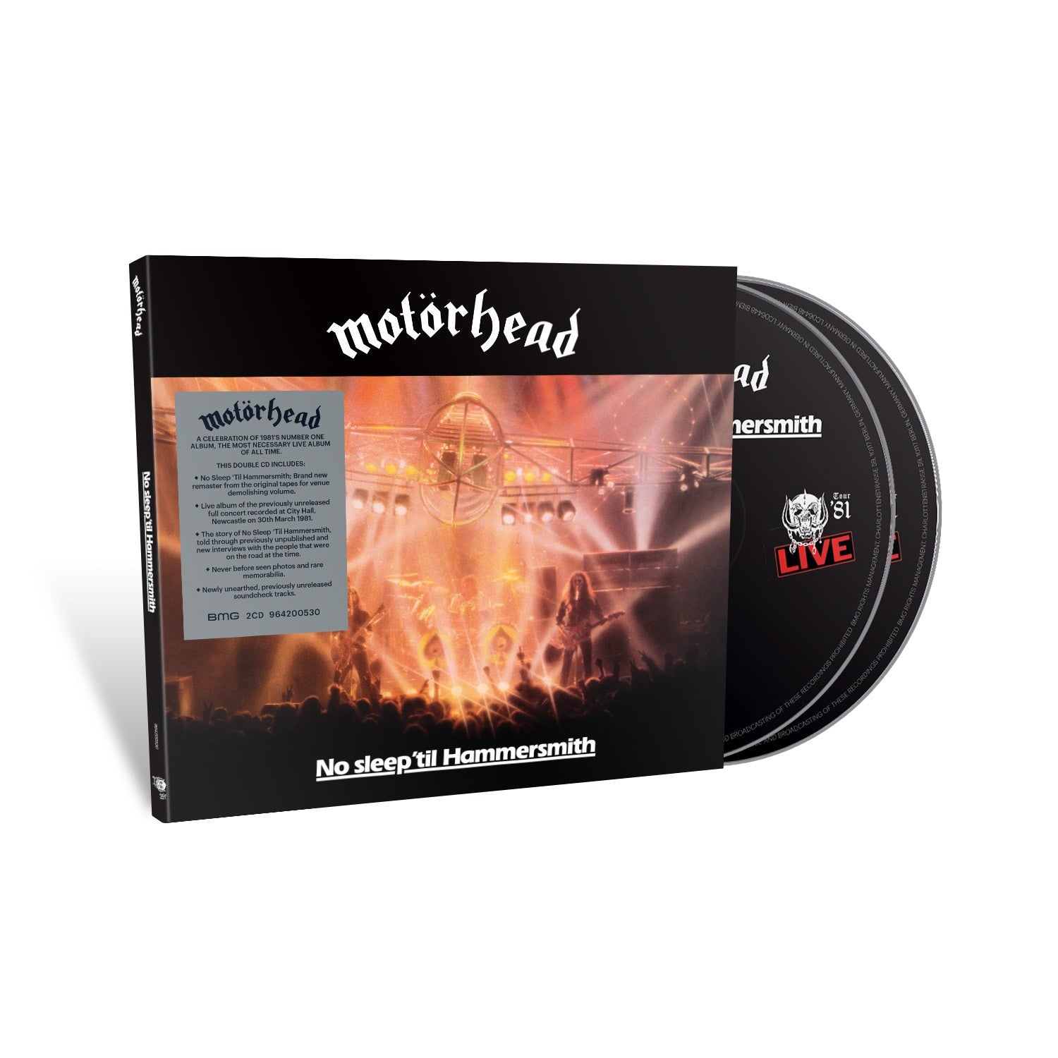 Motörhead No Sleep 'Til Hammersmith 2CD 431493