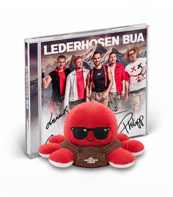 Mountain Crew - Lederhosen Bua (CD signiert + Octopus Plüschtier )