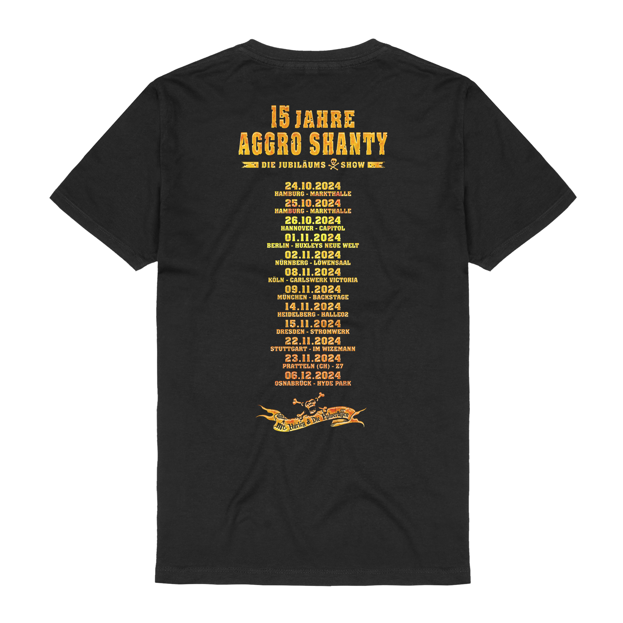 Mr. Hurley & Die Pulveraffen 15 Jahre Aggro Shanty Tour T-Shirt 378667