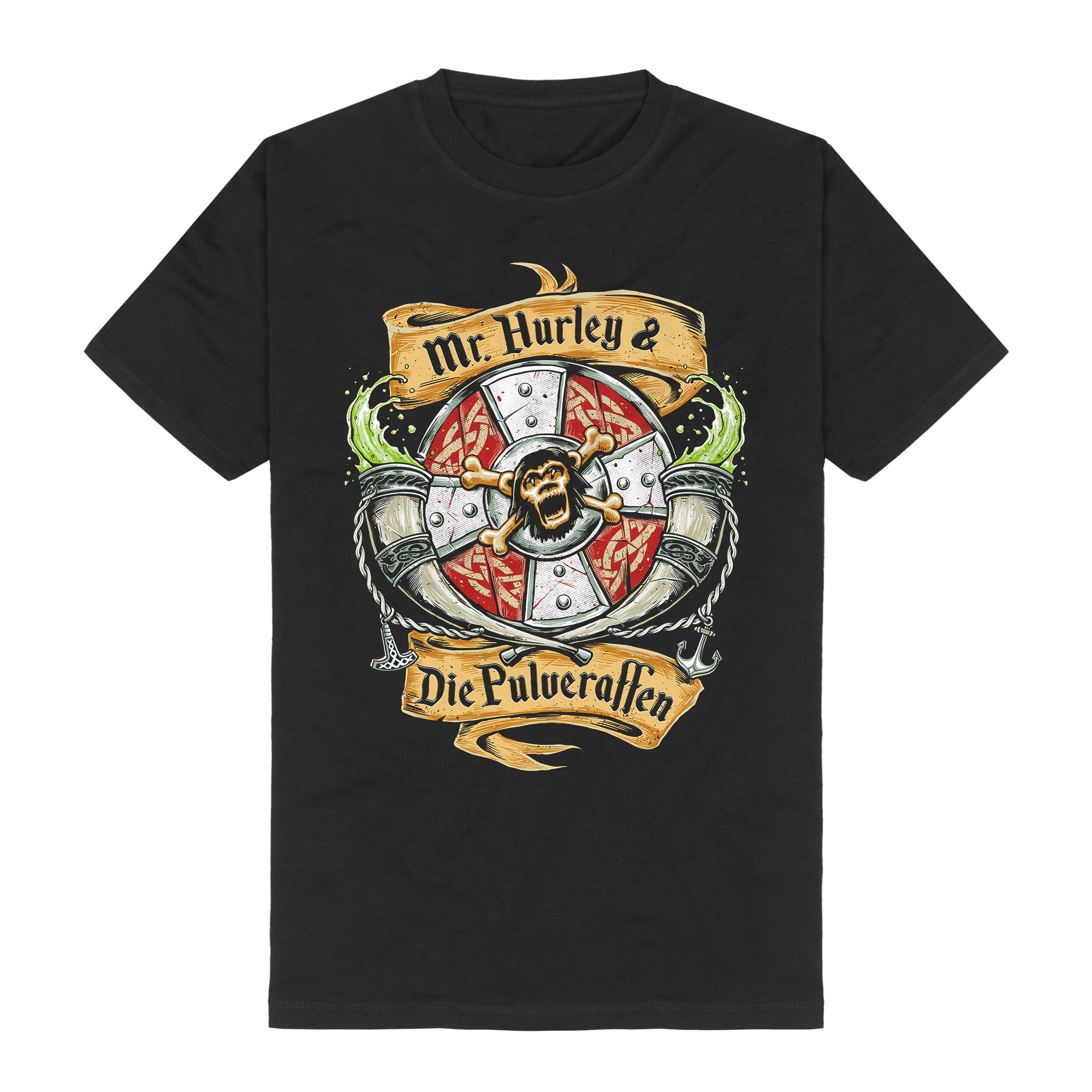 Mr. Hurley & Die Pulveraffen Auf in die Schlacht T-Shirt 418556