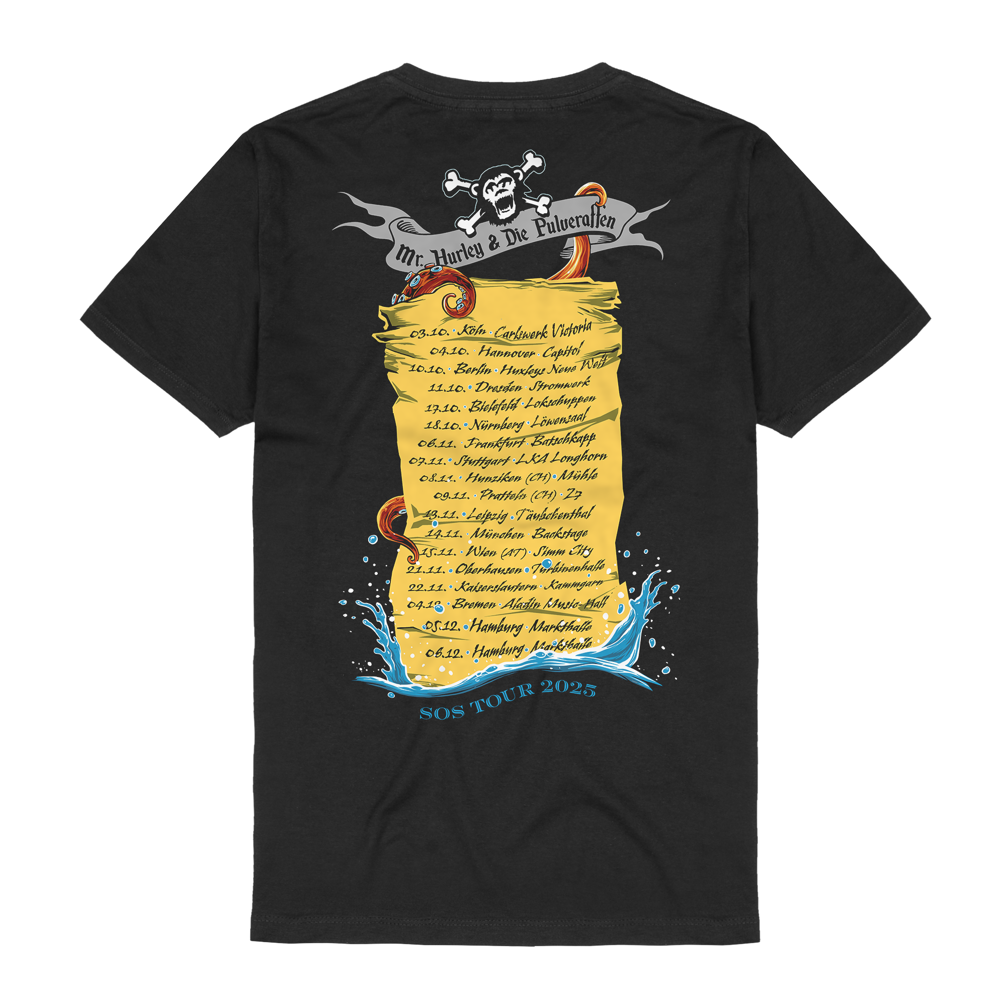 Mr. Hurley & Die Pulveraffen S.O.S Tour 2025  T-Shirt 418504