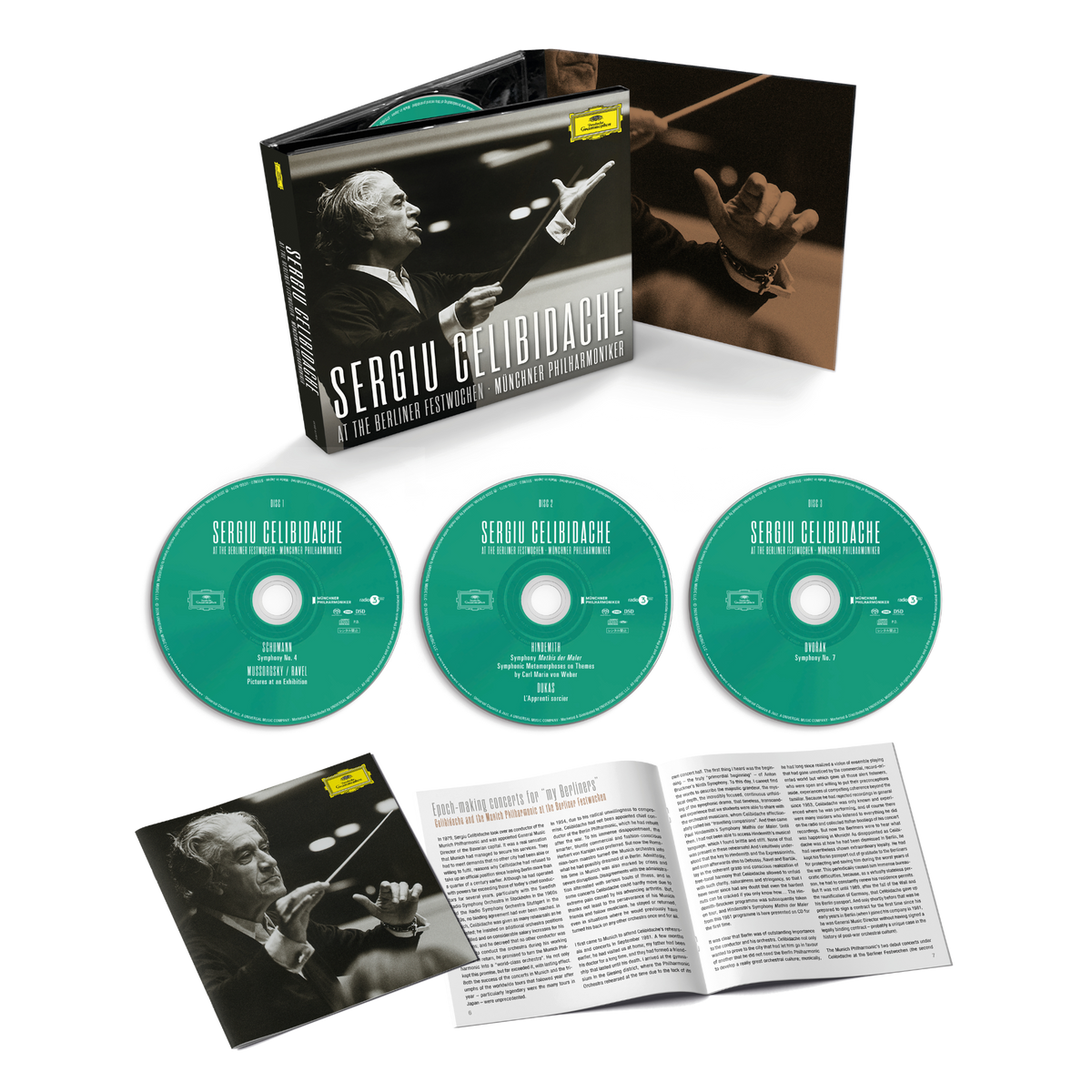 Münchner Philharmoniker & Sergiu Celibidache Sergiu Celibidache at the Berliner Festwochen 3SACD 464551