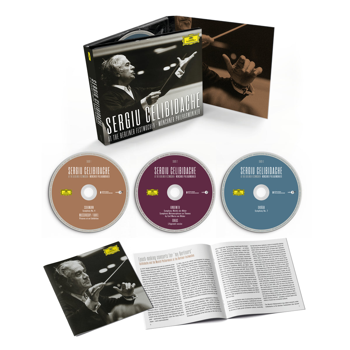 Münchner Philharmoniker & Sergiu Celibidache Sergiu Celibidache at the Berliner Festwochen CD 461733