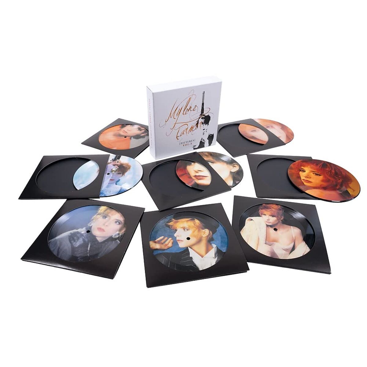 Mylène Farmer Pictures Vol. 1 - Coffret 8 45T Simple Pictures Vinyl Single 455799