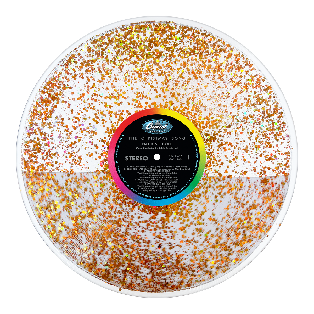 Nat King Cole The Christmas Song (Sparkling Holiday Series) Liquid Glitter Vinyl 463245