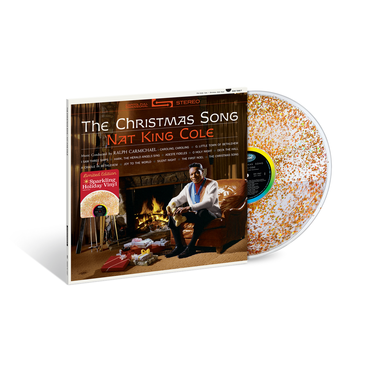 Nat King Cole The Christmas Song (Sparkling Holiday Series) Liquid Glitter Vinyl 463249