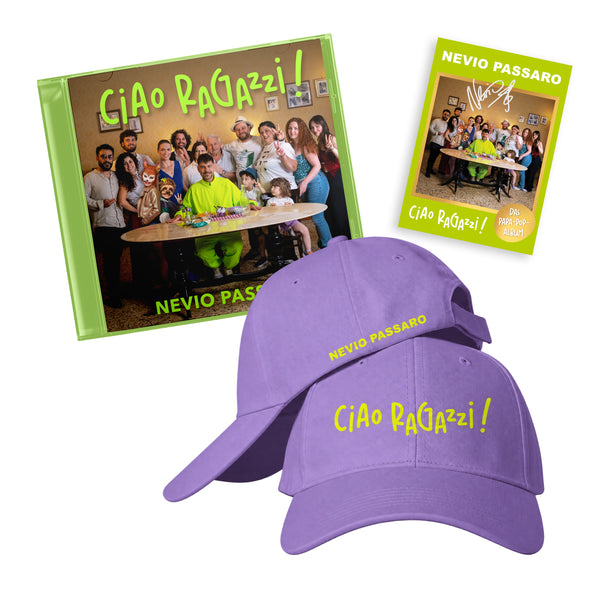 Nevio Passaro - Ciao ragazzi!  ( CD + Signed Artcard + Cap)