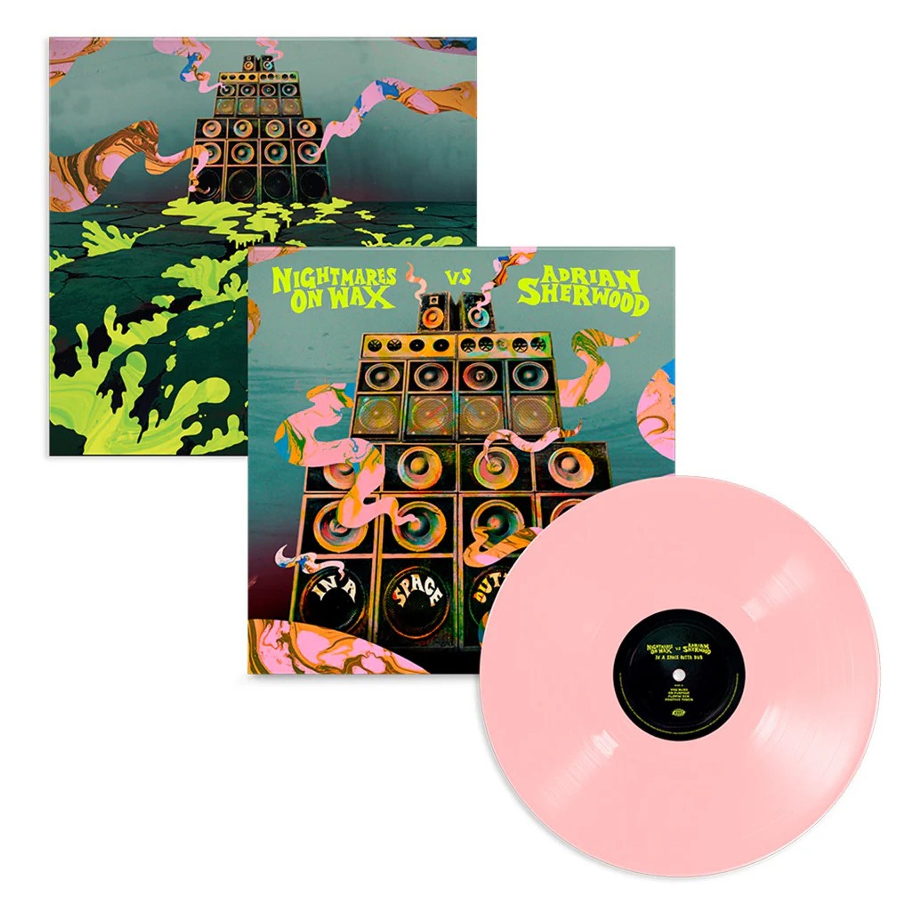 Nightmares On Wax & Adrian Sherwood In A Space Outta Dub Light Rose Pink Vinyl LP 438681