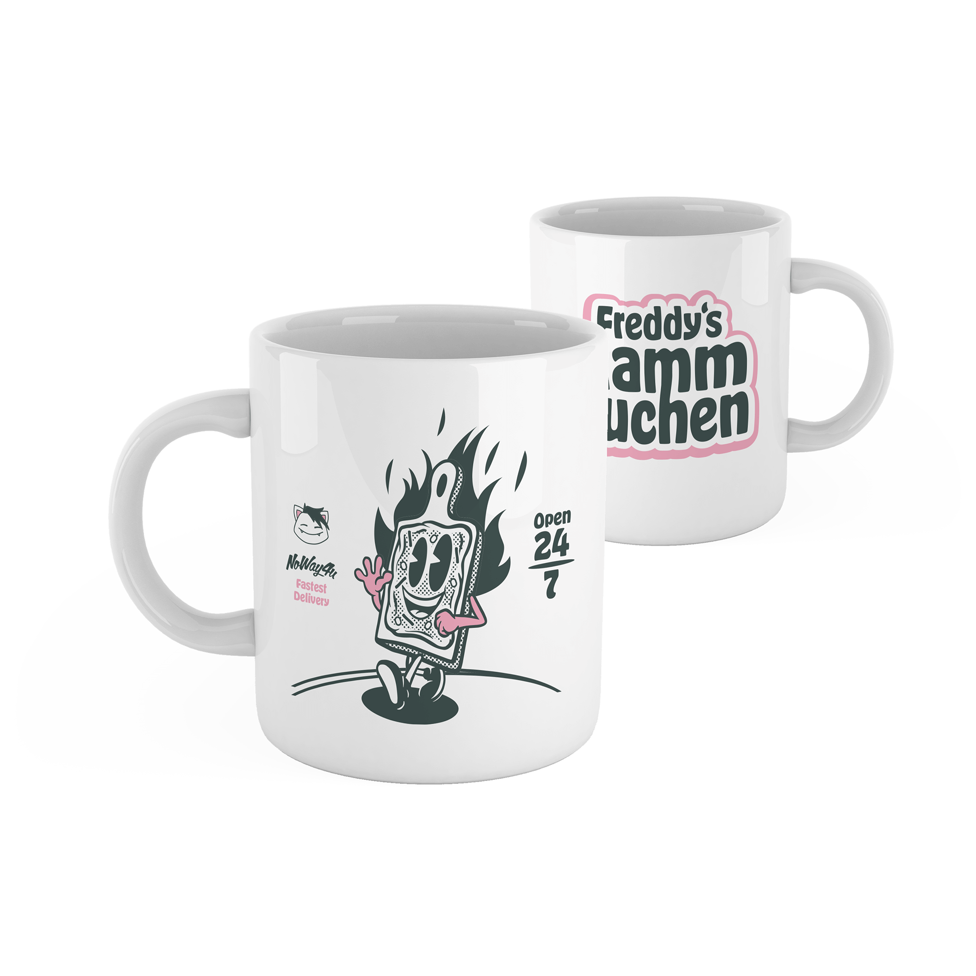 NoWay4U Freddys Flammkuchen Tasse 320497