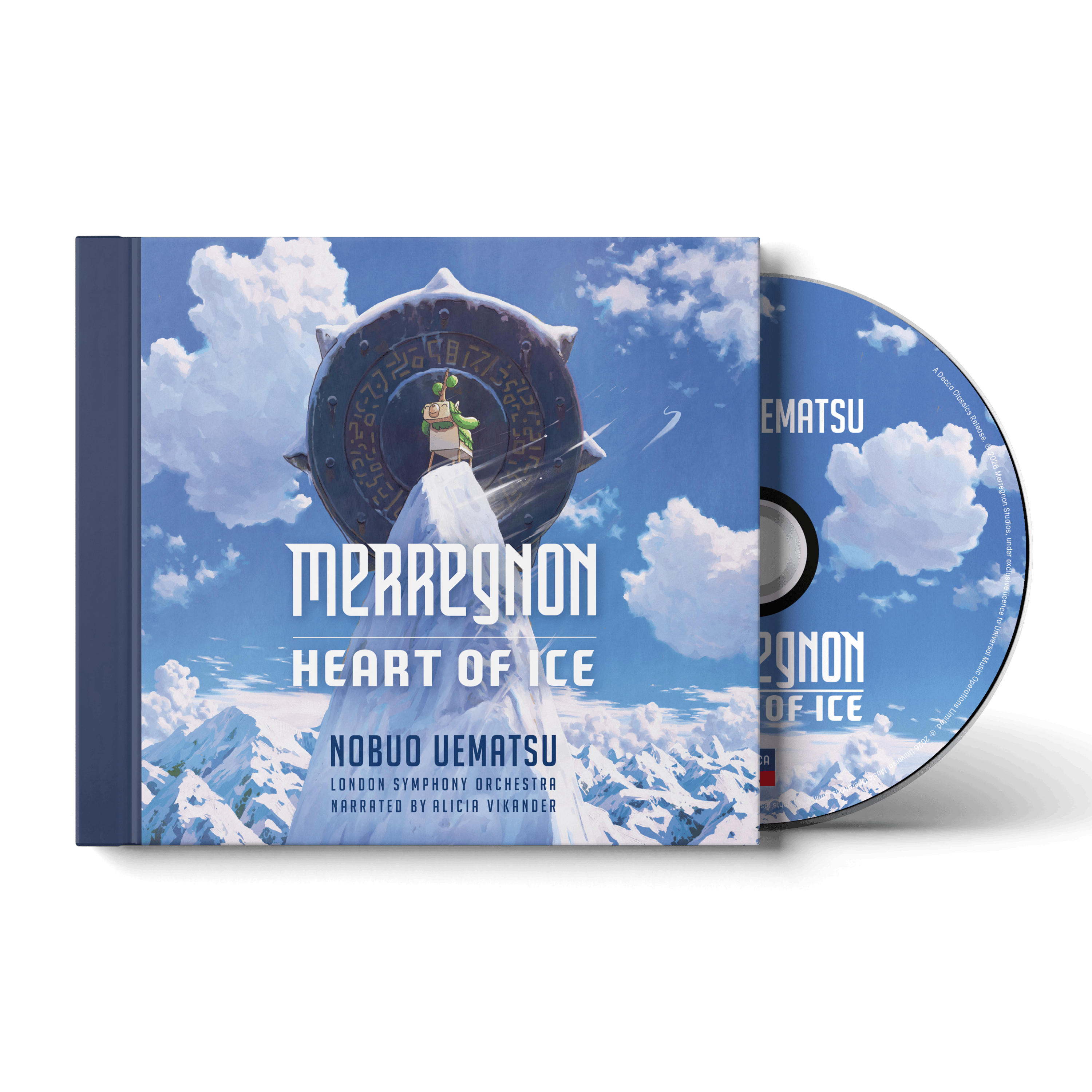 Nobuo Uematsu Merregnon: Heart Of Ice CD Hardback Book 439319