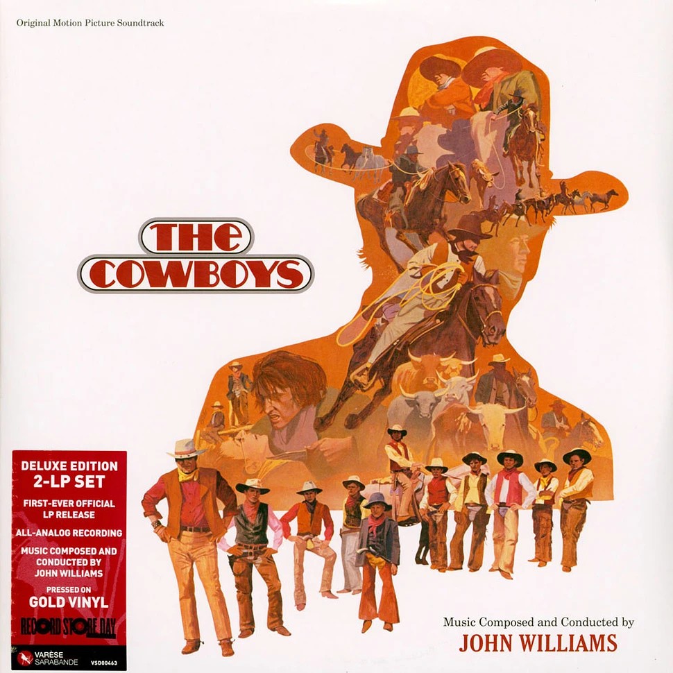 OST/Williams,John OST - The Cowboys (Ltd. Edition) Gold Vinyl 2LP - RSD Black Friday 2022 423780