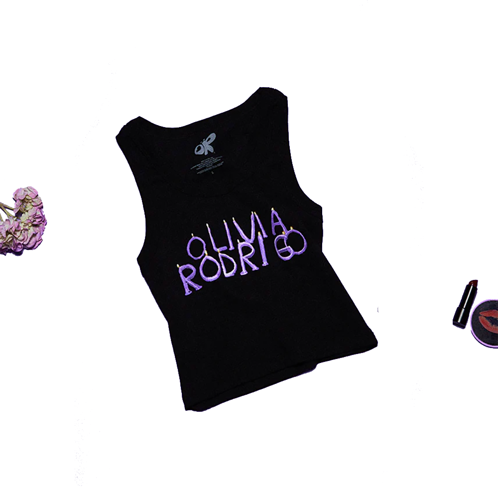 Olivia Rodrigo GUTS baby tank - black BABY TANK 404893