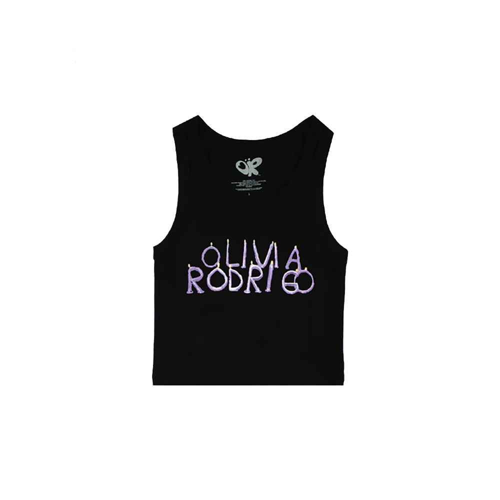 Olivia Rodrigo GUTS baby tank - black BABY TANK 404890