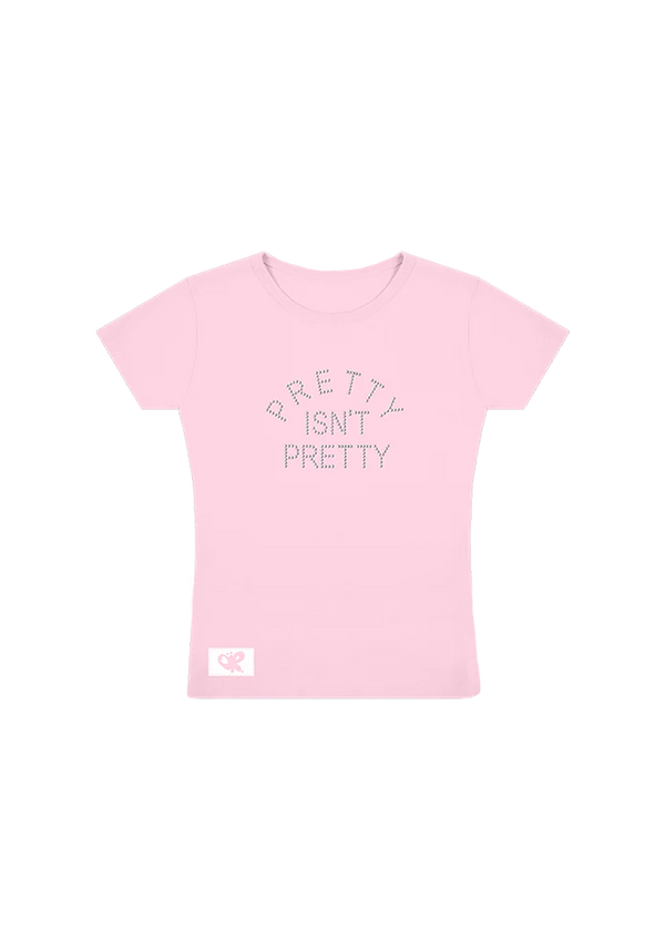 Olivia Rodrigo - Pretty Isn't Pretty Rhinestone T-Shirt (T-Shirts)