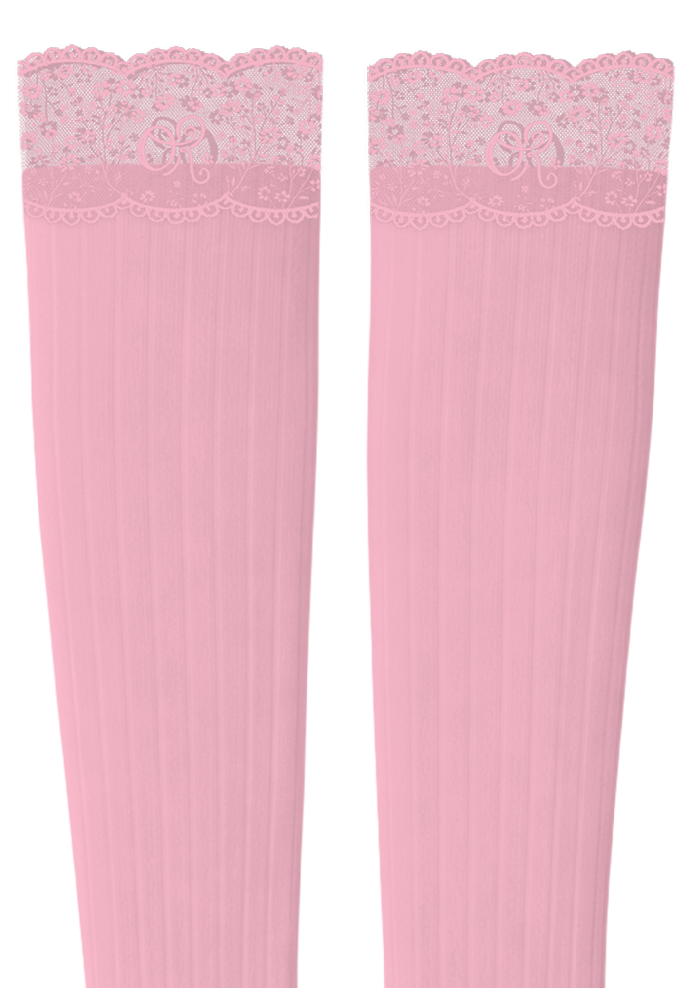 Olivia Rodrigo logo lace top knee high socks Socken 440707