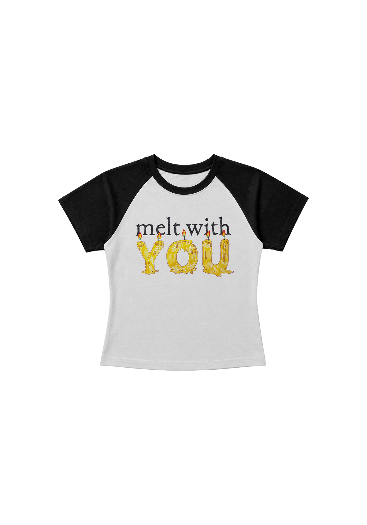 Olivia Rodrigo melt with you baby cropped raglan T-Shirt 459903