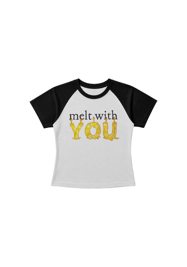 Olivia Rodrigo - melt with you baby cropped raglan (T-Shirt)