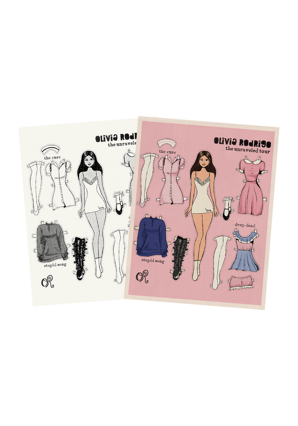 Olivia Rodrigo - the unraveled tour paper dolls (Papierprodukte)