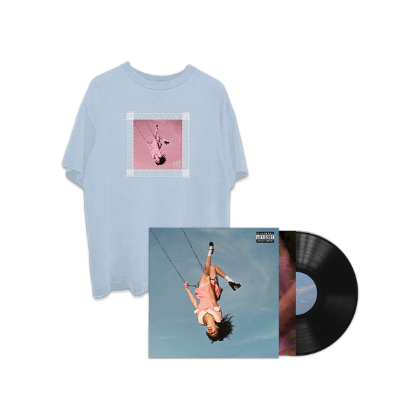 Olivia Rodrigo - you seem pretty sad for a girl so in love - 'spark in the dark' black vinyl + t-shirt bundle ('spark in the dark' black vinyl + t-shirt bundle)