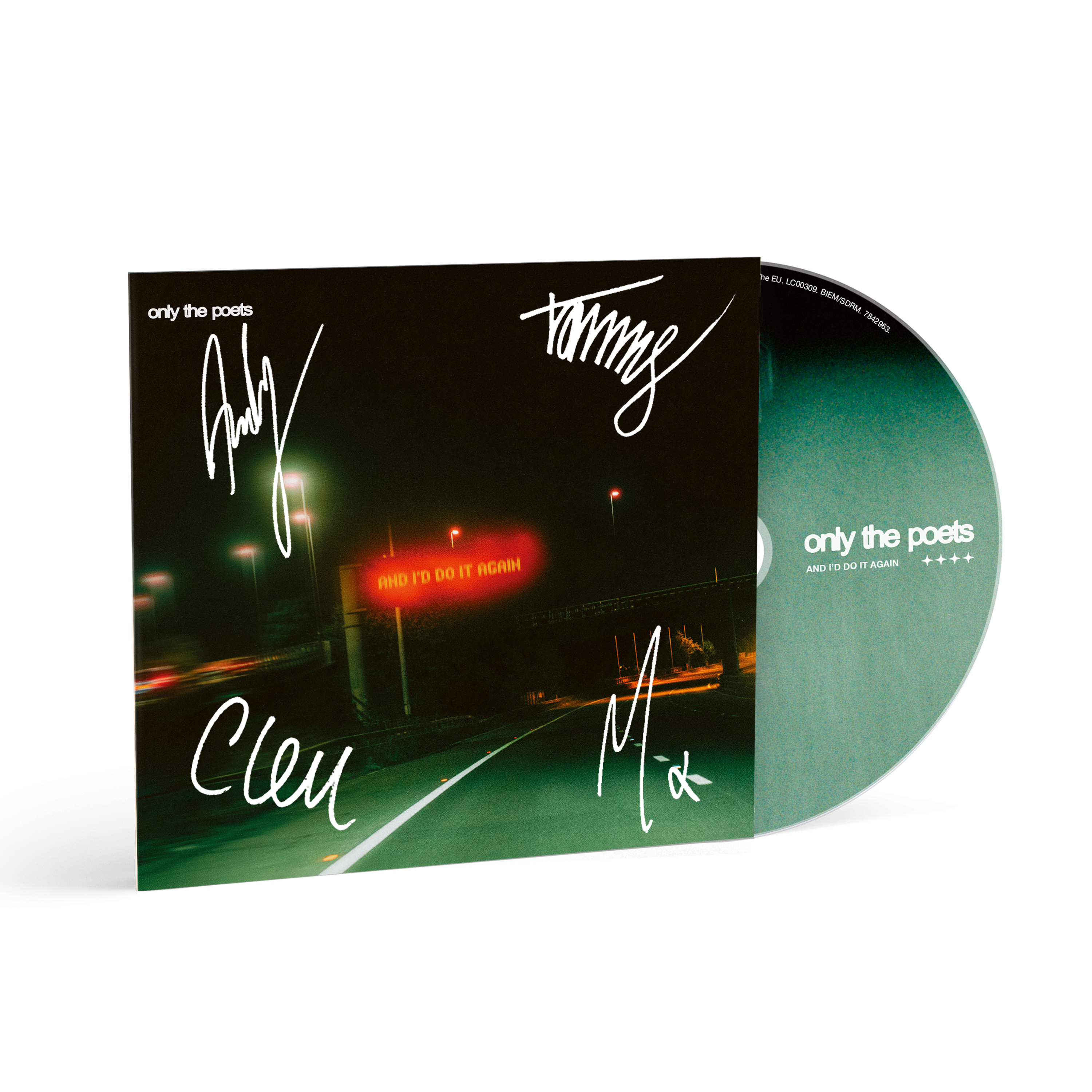 Only The Poets and i'd do it again Signed CD 430826