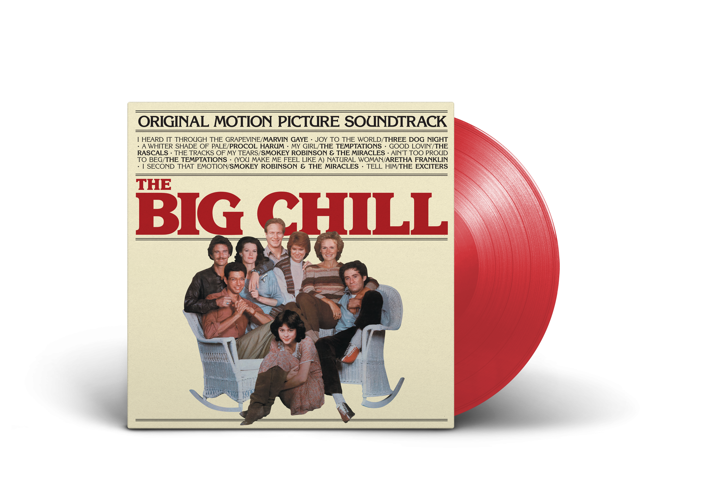 Original Soundtrack & Various Artists The Big Chill 1LP Red Transparent 439741