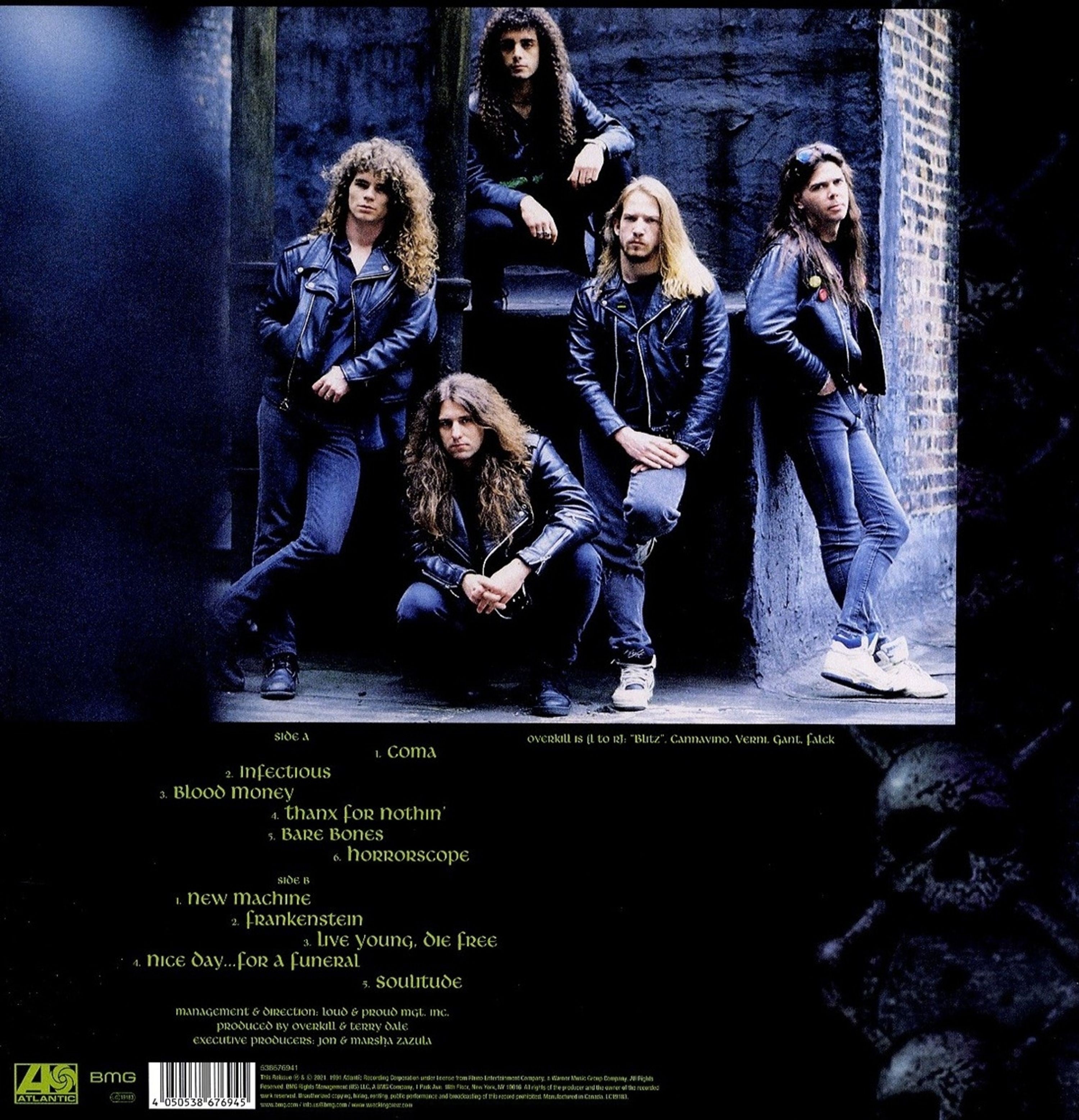 Overkill Horrorscope (Blue Marbled Vinyl) Blue Marbled Vinyl LP 448228