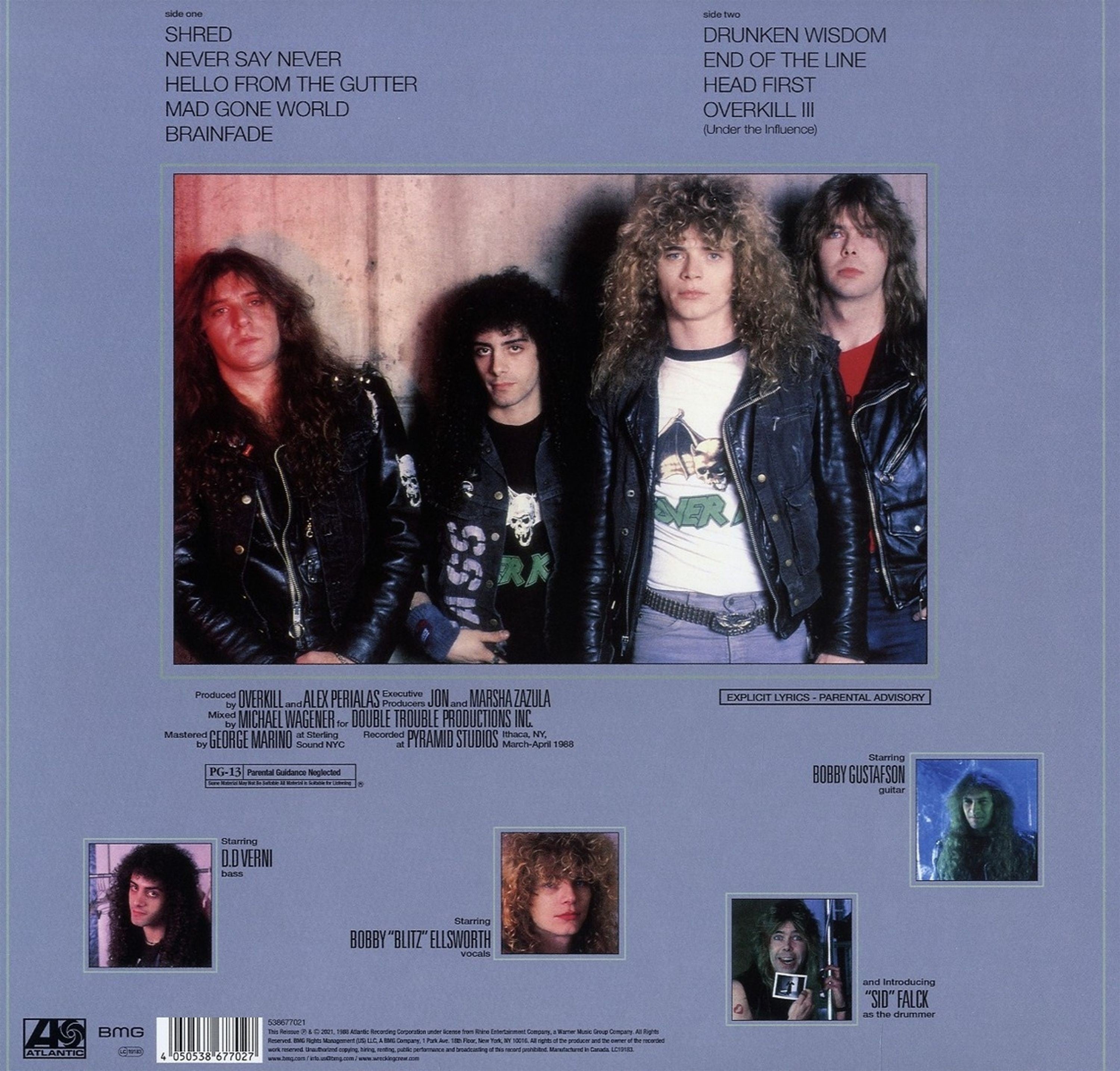 Overkill Under The Influence (Yellow Marble Vinyl) Yellow Marble Vinyl LP 448234