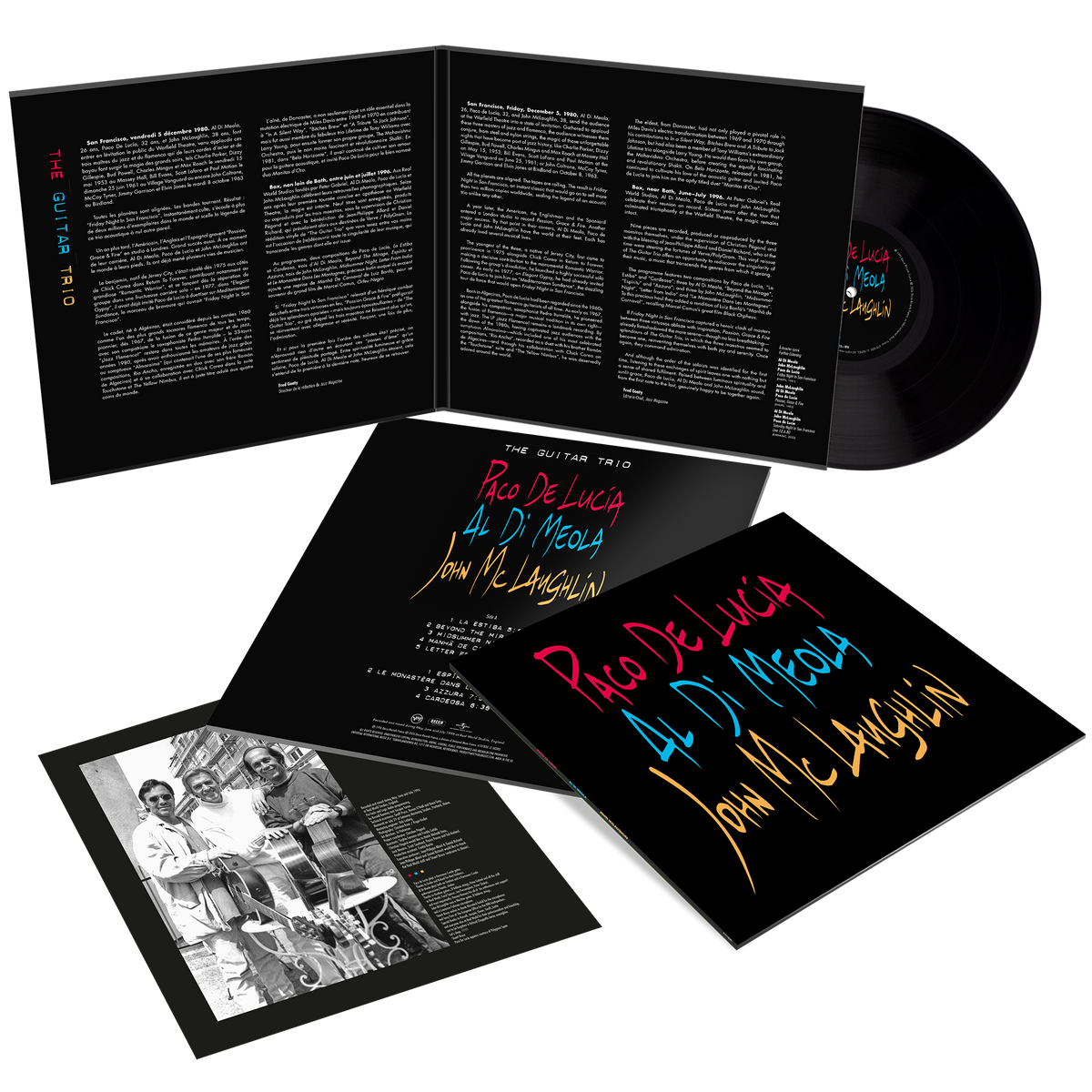 Paco de Lucia, Al Di Meola & John McLaughlin The Guitar Trio (30th Anniversary Edition) LP 463829