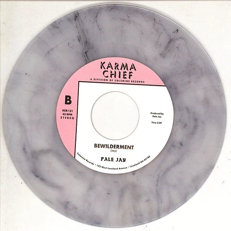 Pale Jay In Your Corner / Bewilderment (Natual w/ Black Swirl) Limited Natural w/ Black Swirl Vinyl 7" Single 429760