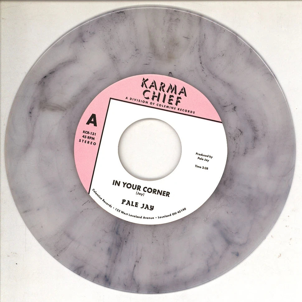 Pale Jay In Your Corner / Bewilderment (Natual w/ Black Swirl) Limited Natural w/ Black Swirl Vinyl 7" Single 429758