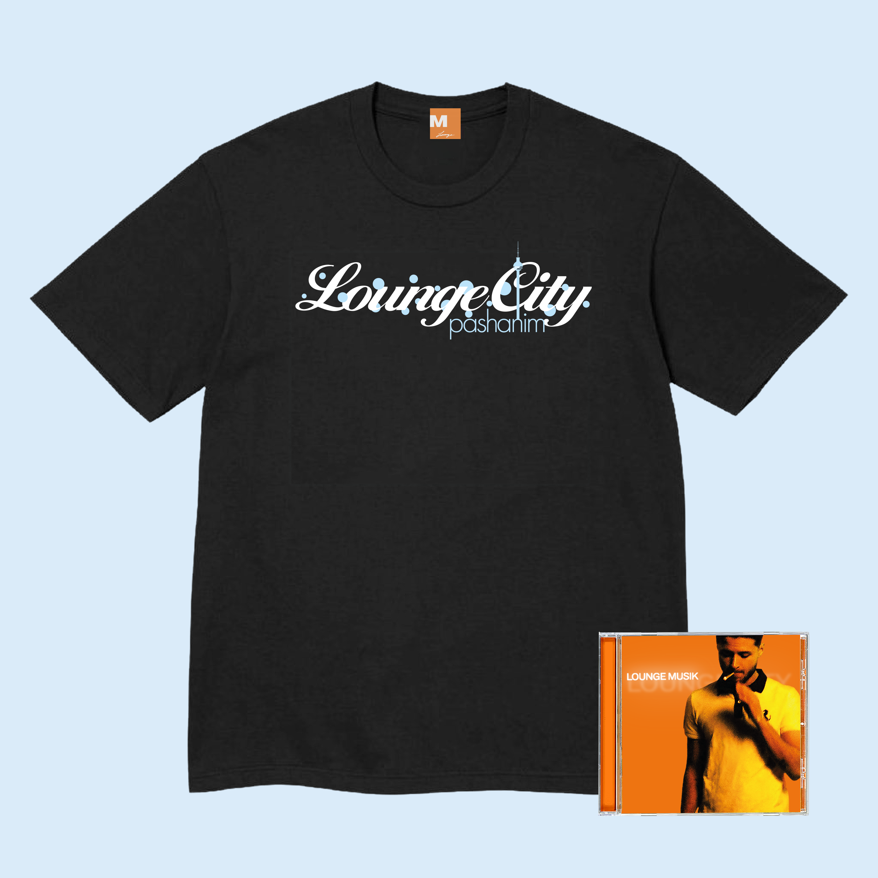 Pashanim Lounge Musik Ltd. CD + Lounge Musik Shirt schwarz 453107