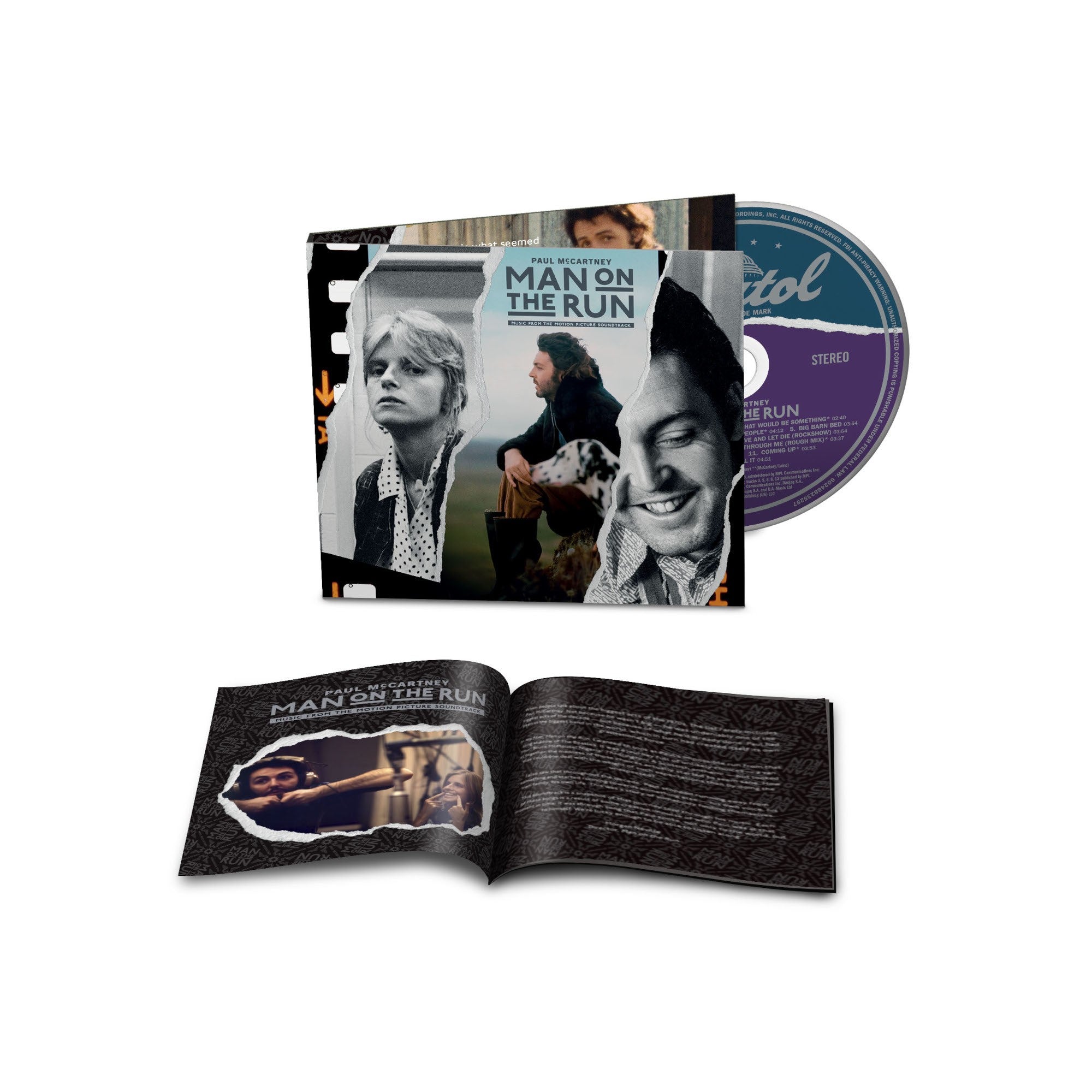 Paul McCartney Paul McCartney and Wings - Man On The Run  CD 434879