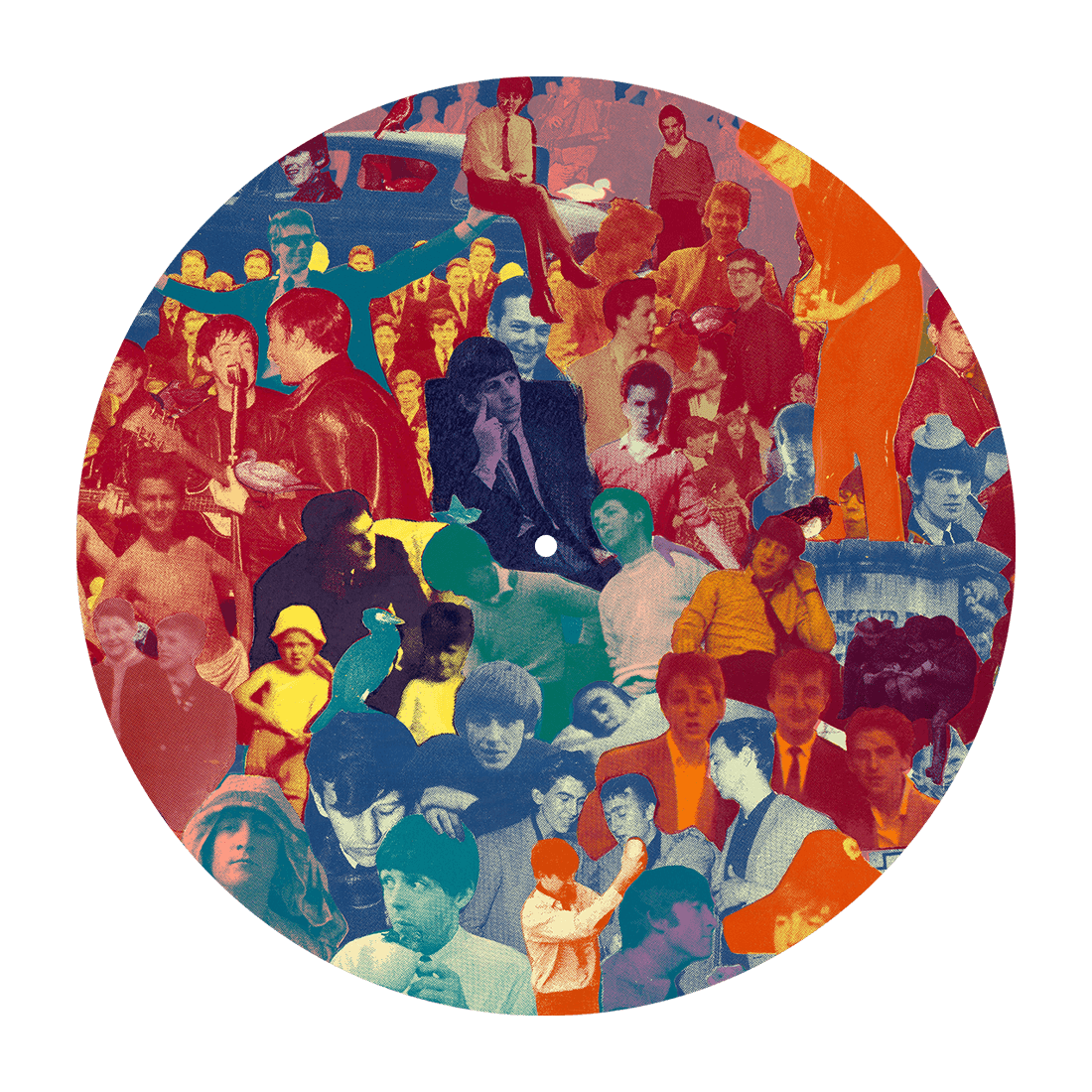Paul McCartney The Boys of Dungeon Lane Collage Slipmat Slipmat 459677