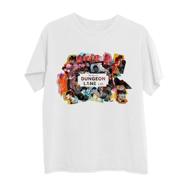 Paul McCartney - The Boys of Dungeon Lane Collage White T-Shirt (T-Shirt)