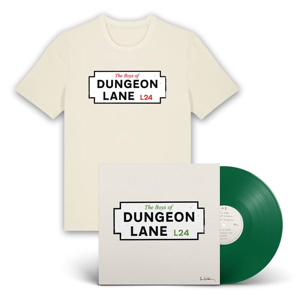 Paul McCartney The Boys of Dungeon Lane  Green LP + Lyric Card + T-Shirt Bundle 440115