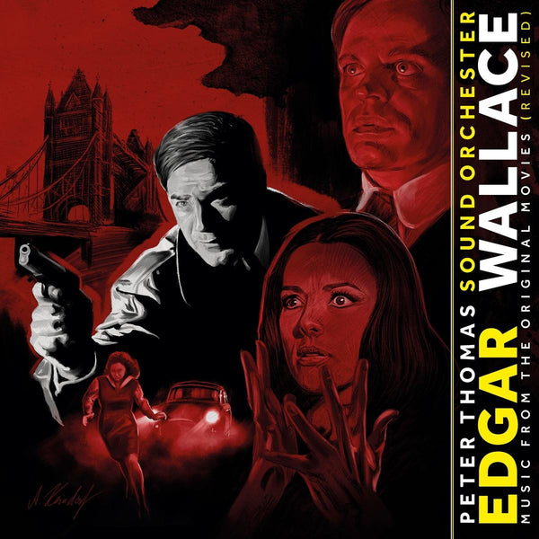 Peter Thomas Sound Orchester - Edgar Wallace (Limited Red Vinyl) (Red Vinyl LP - Limited, 180g, Gatefold)