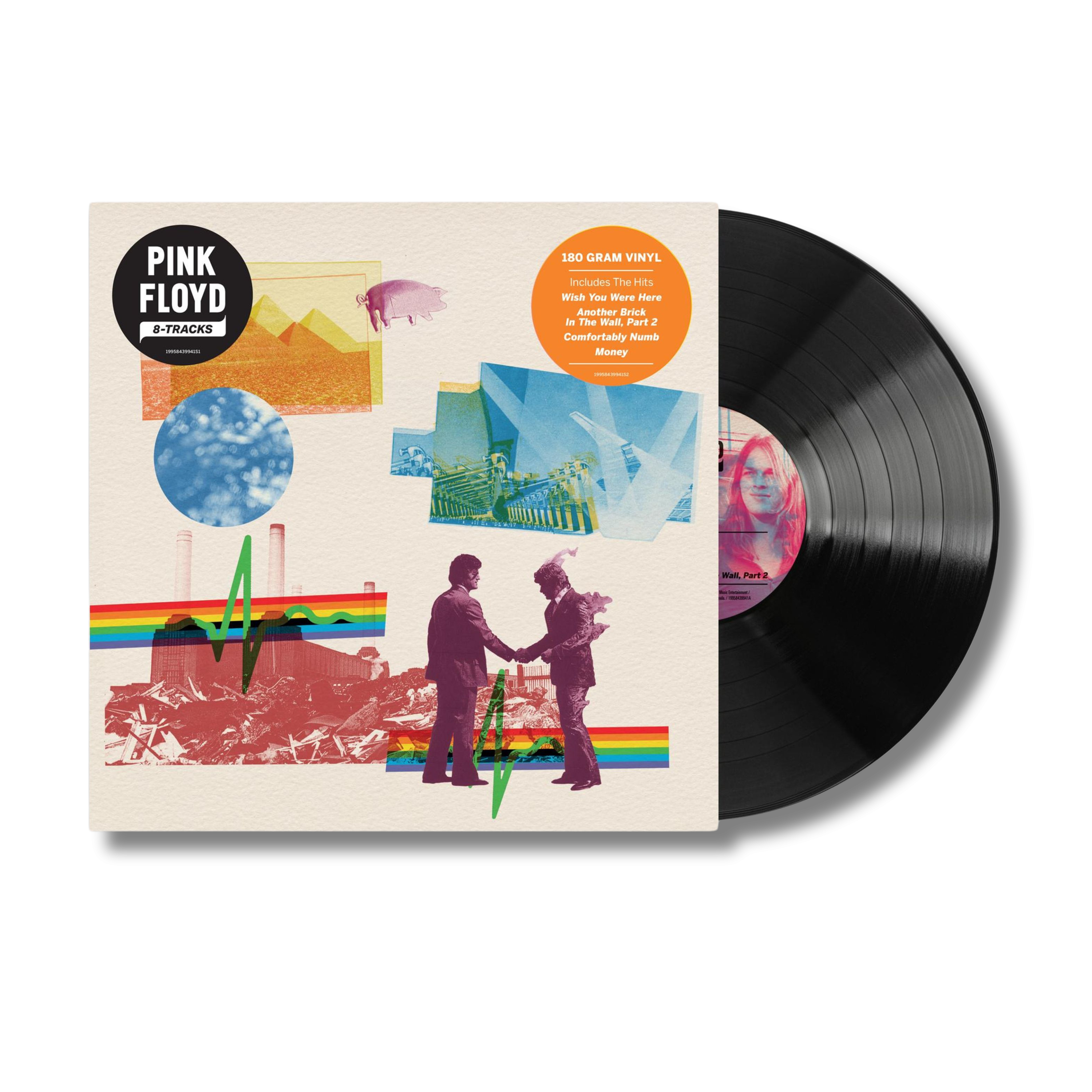 Pink Floyd 8-Tracks Black Vinyl LP - 180g 447918