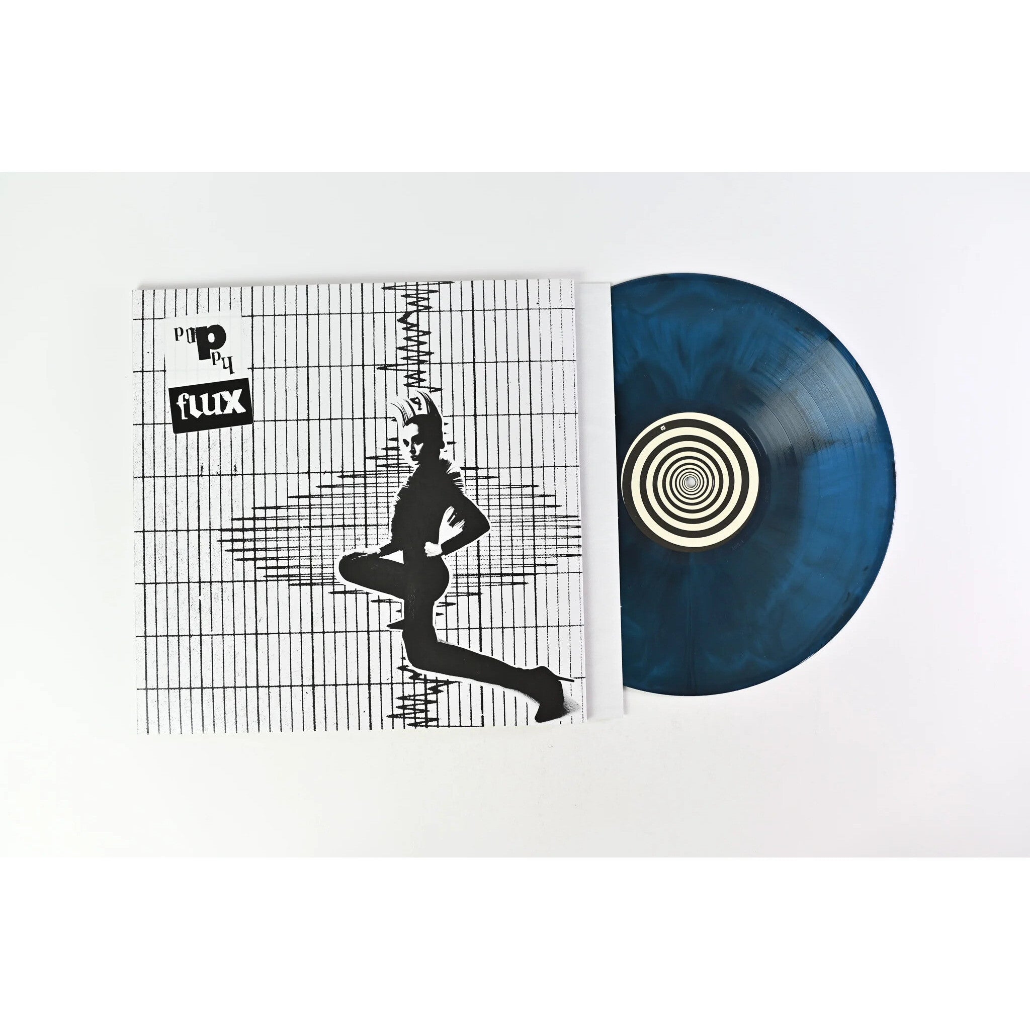 Poppy FLUX  Black + Aqua Blue Galaxy LP 403814