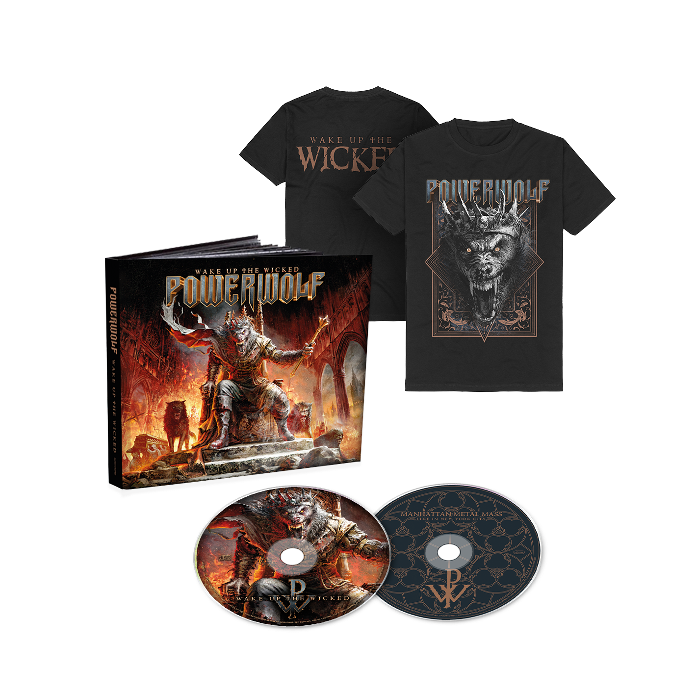 Powerwolf Wake Up The Wicked Mediabook CD + T-Shirt 354225